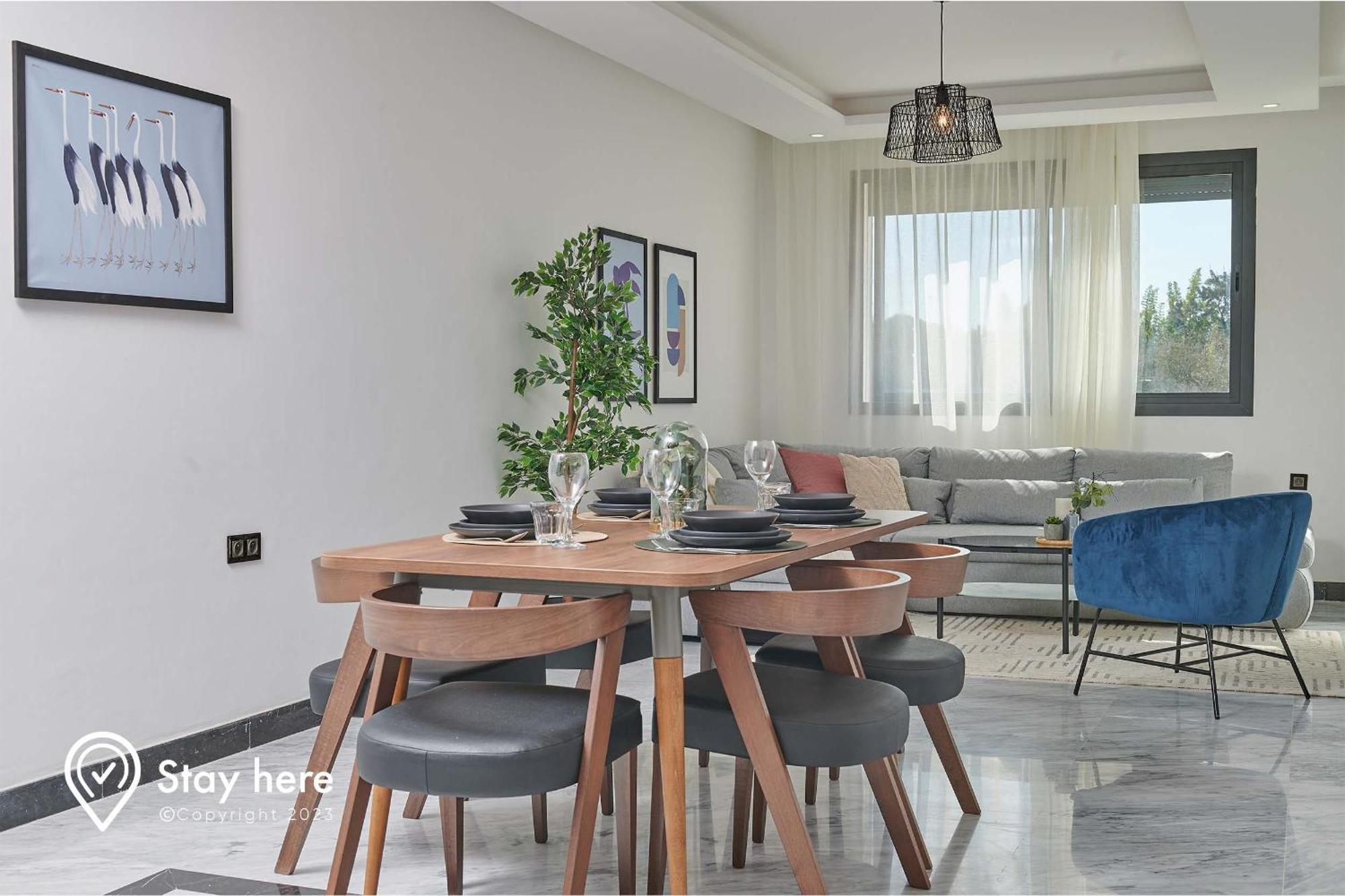 Stayhere Rabat - Hay Riad - Sophisticated Residence Экстерьер фото