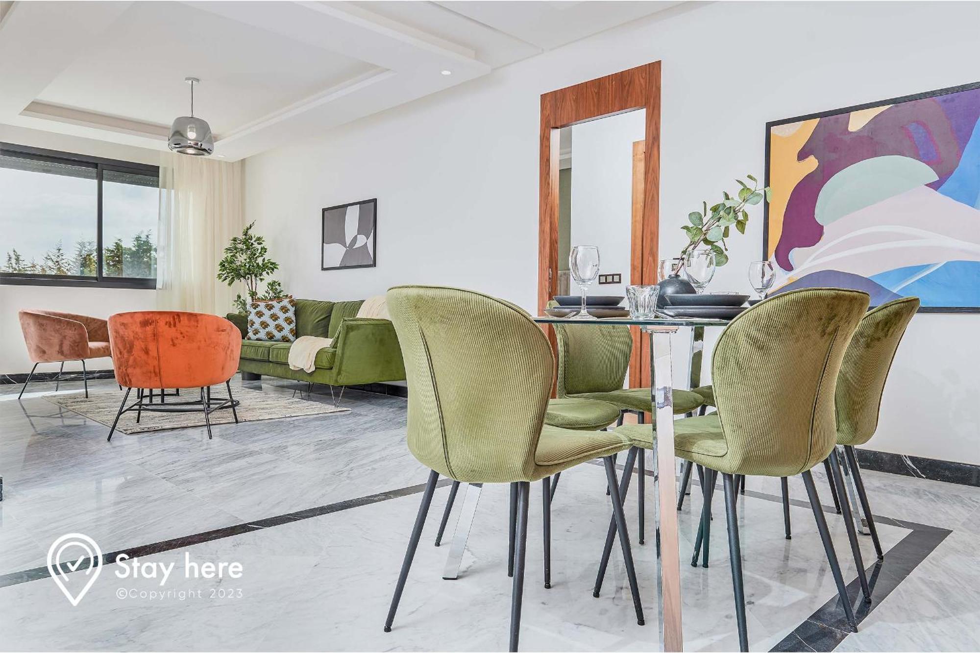 Stayhere Rabat - Hay Riad - Sophisticated Residence Экстерьер фото